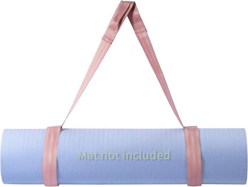 Trilancer Adjustable Yoga Mat Strap With Hook and Loop Closure, Yoga Mat Holder Carrier,and Organizing-Mat Not Included - Image 1